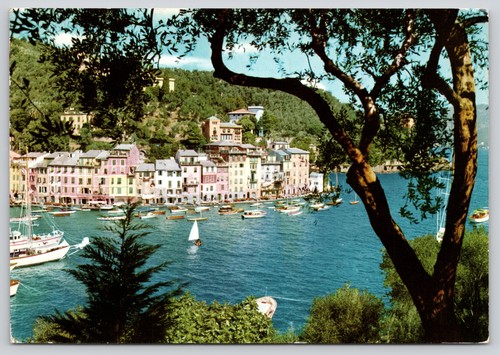 Portofino harbor small yacht - small,