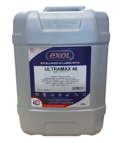 Exol hydraulic oil 20ltr - exol, a