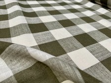 Gingham Linen Checked Cotton