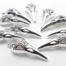 10Pcs Antique Silver Tibetan