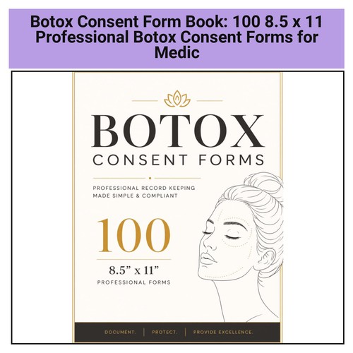 Botox consent form book - botox,
