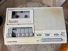 Vintage Morphy Richards  CR382 Dual Alarm Clock Recorder Radio Digital Display