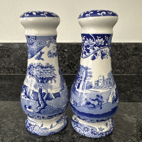 Spode blue italian large - spode, salt