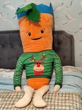Kevin the Carrot Christmas Aldi  Large Wearing Christmas Jumper 