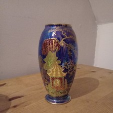 W & R Carlton Ware Small Vase With Pagoda