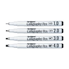 Artline Calligraphy Marker Pen Black EK240 [1.0mm - 4.0mm] - Select Size