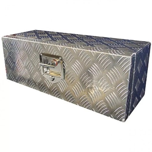 Aluminium lockable storage - aluminium, box
