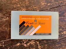 Vintage Conte a Paris Assorted Grey Crayons In Box