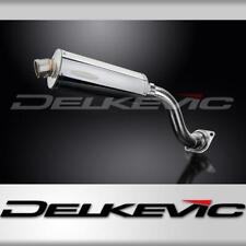 HONDA VFR750 1990-1993 HI LEVEL 350mm OVAL STAINLESS BSAU SILENCER EXHAUST KIT