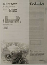 Technics SC-HD560 / SC-HD350