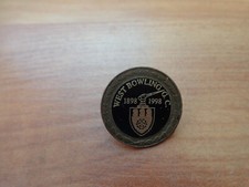 VINTAGE CLASSIC WEST BOWLING GOLF CLUB GC METAL GOLF BALL MARKER