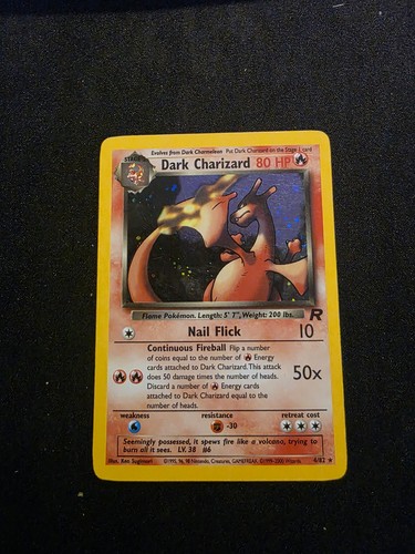 Dark charizard holo - charizard, card