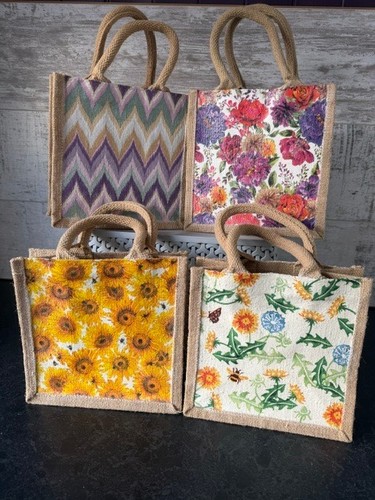 Hessian jute lunch small bags - hessian,