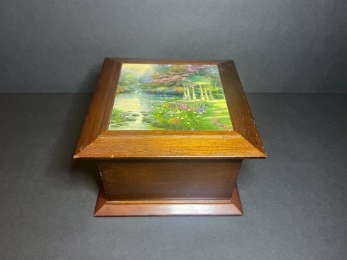 Thomas kinkade square wooden - square,