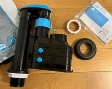WC toilet cistern valve siphon dual flush plus doughnut rubber seal - new unused