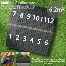 12x Corrugated Roof Sheets