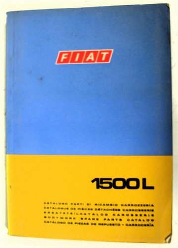 Fiat 1500l body illustrated - 1500l,