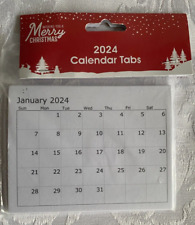 SINGLE MONTH CALENDAR TABS