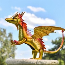 Gold Metal Baby Dragon Garden