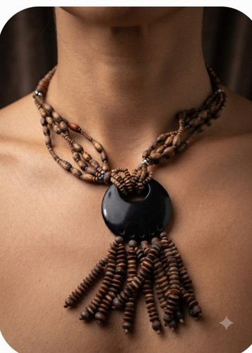 Tribal african wood bead - tribal,