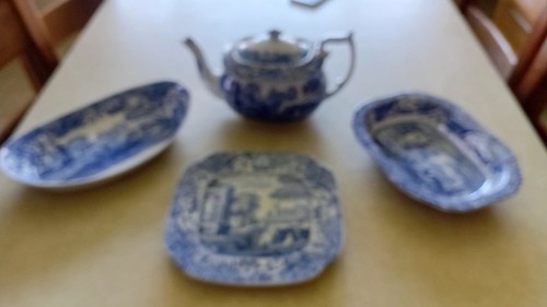 Spode italian blue and white - blue,