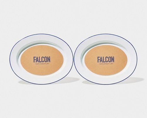 Falcon enamelware oval serving - oval,