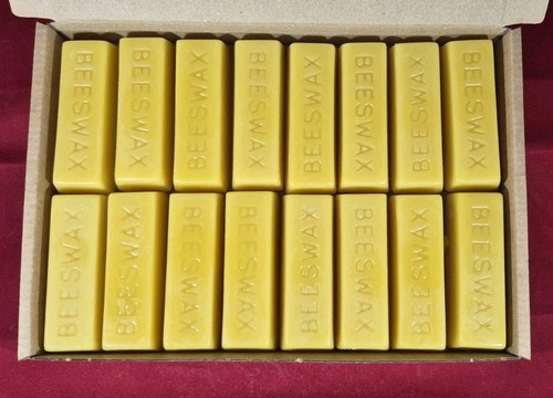 100 pure beeswax blocks - 16,