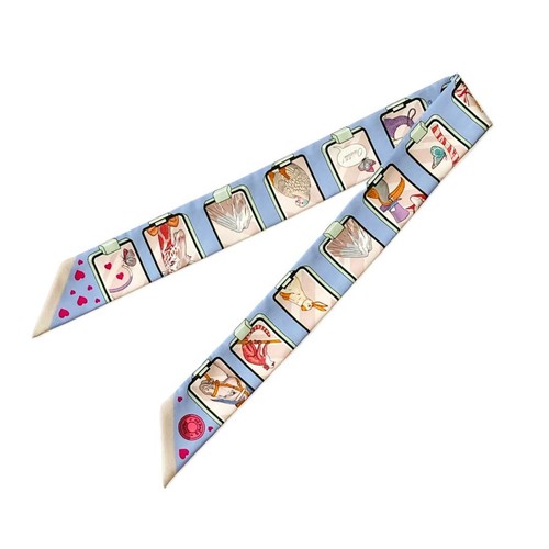 Hermes twilly silk scarf - silk,