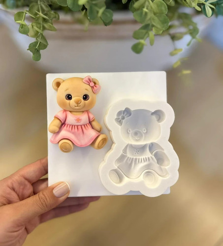 Silicone mould baby - 3d, shower