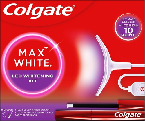 Colgate max white - white, led