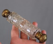 19th Century Cut Glass Double Ended Scent Bottle 
