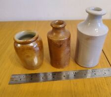 Three Vintage Ceramic Jars