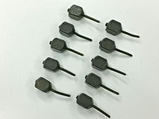 Carp Fishing Weights, 10 x Square Pear Inline Leads  1.1oz - 3.0oz + FREE GIFT