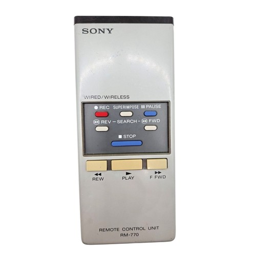 Sony betamax remote - sony,