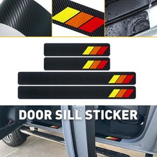 4x Car Door Sill Scuff Plate