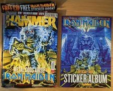 Metal Hammer Mag Feb 2008 (#175) Iron Maiden inc. free cd sticker album stickers