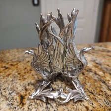 Vtg 1998 Signed Swans