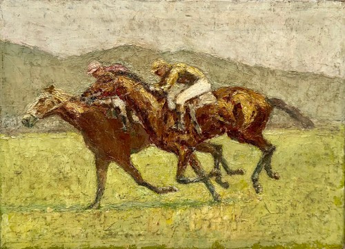 Antique horse racing - antique,