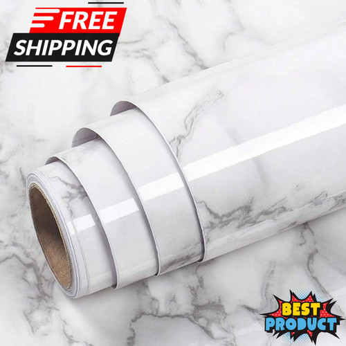 Gloss marble vinyl roll - gloss,