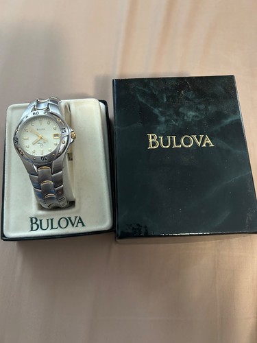 Bulova mens wrist watch - wrist,