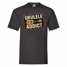 Ukulele Addict T-Shirt Small-2XL