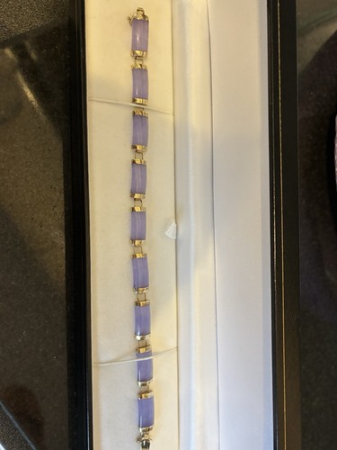 Lavender jade bracelet - lavender,