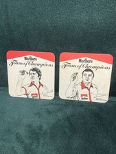 Vintage MARLBORO Darts Beer mat / Coaster ROB SMITH & TONY BROWN