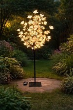 4 Ft 100 LED Solar Powered
