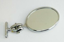 MO002 - DESMO STYLE OVAL OVERTAKING MIRROR FOR VINTAGE & CLASSIC CARS ALL BRASS