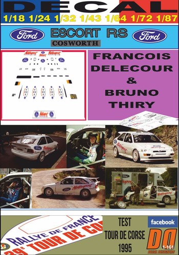 Decal ford escort cosworth - decal,
