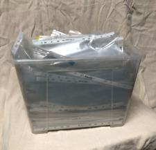 A4 Clear Plastic Punched Pockets Filing Folders Wallets 