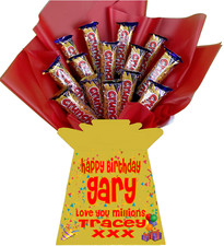 Personalised Chocolate Bouquet - CRUNCHIE