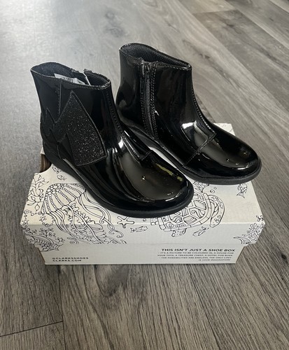 Girls clarks black - black, ankle