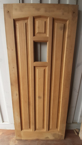 Solid oak external door - external,